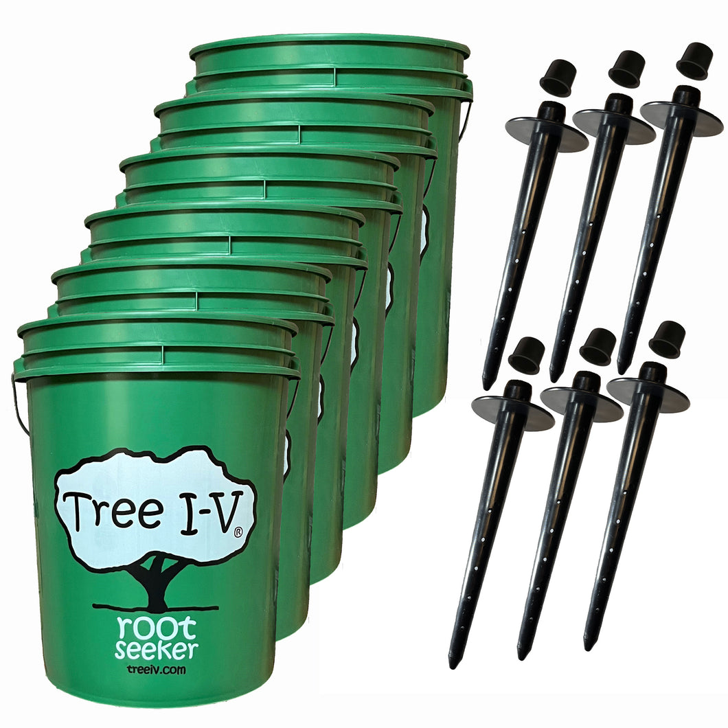 Tree I-V Root Feeder Base System 6-pk